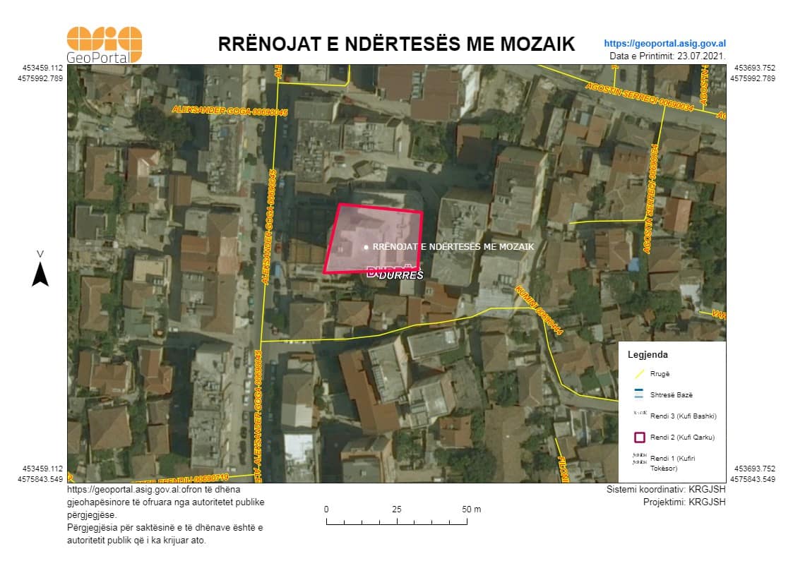 RRËNOJAT E NDËRTESËS ME MOZAIK